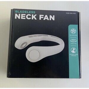 Personal Neck Fan USB Rechargeable 3 Speeds Adjustable Portable 8 inch
